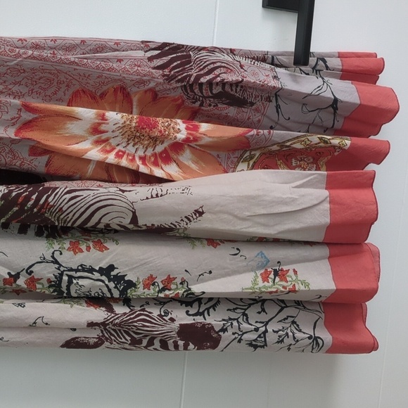 julie G. Y2K fit flare girly floral zebra sequin Sleeveless Dress - Multicolor M - Picture 8 of 11